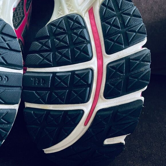 Asics Gel Kayano 19 Women's Athletic Running Shoes T350Q Grey Pink White 10 US - Picture 10 of 11